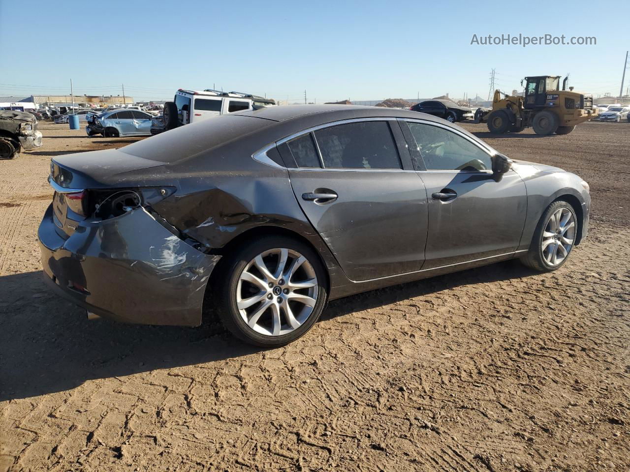 2015 Mazda 6 Touring Gray vin: JM1GJ1V59F1199784