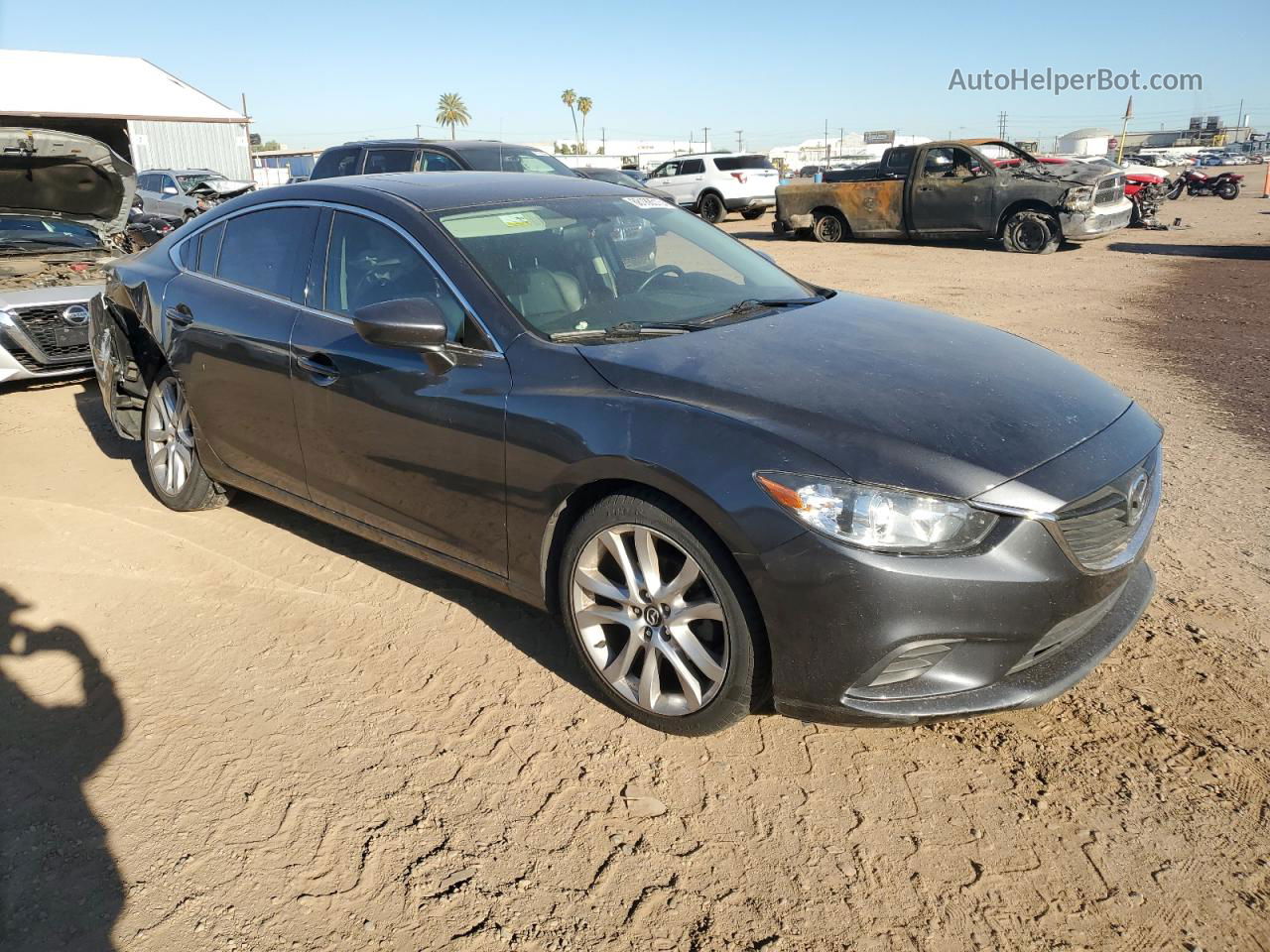 2015 Mazda 6 Touring Gray vin: JM1GJ1V59F1199784