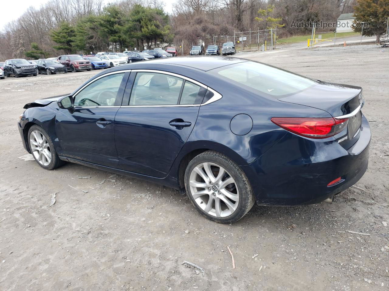 2015 Mazda 6 Touring Blue vin: JM1GJ1V59F1201324