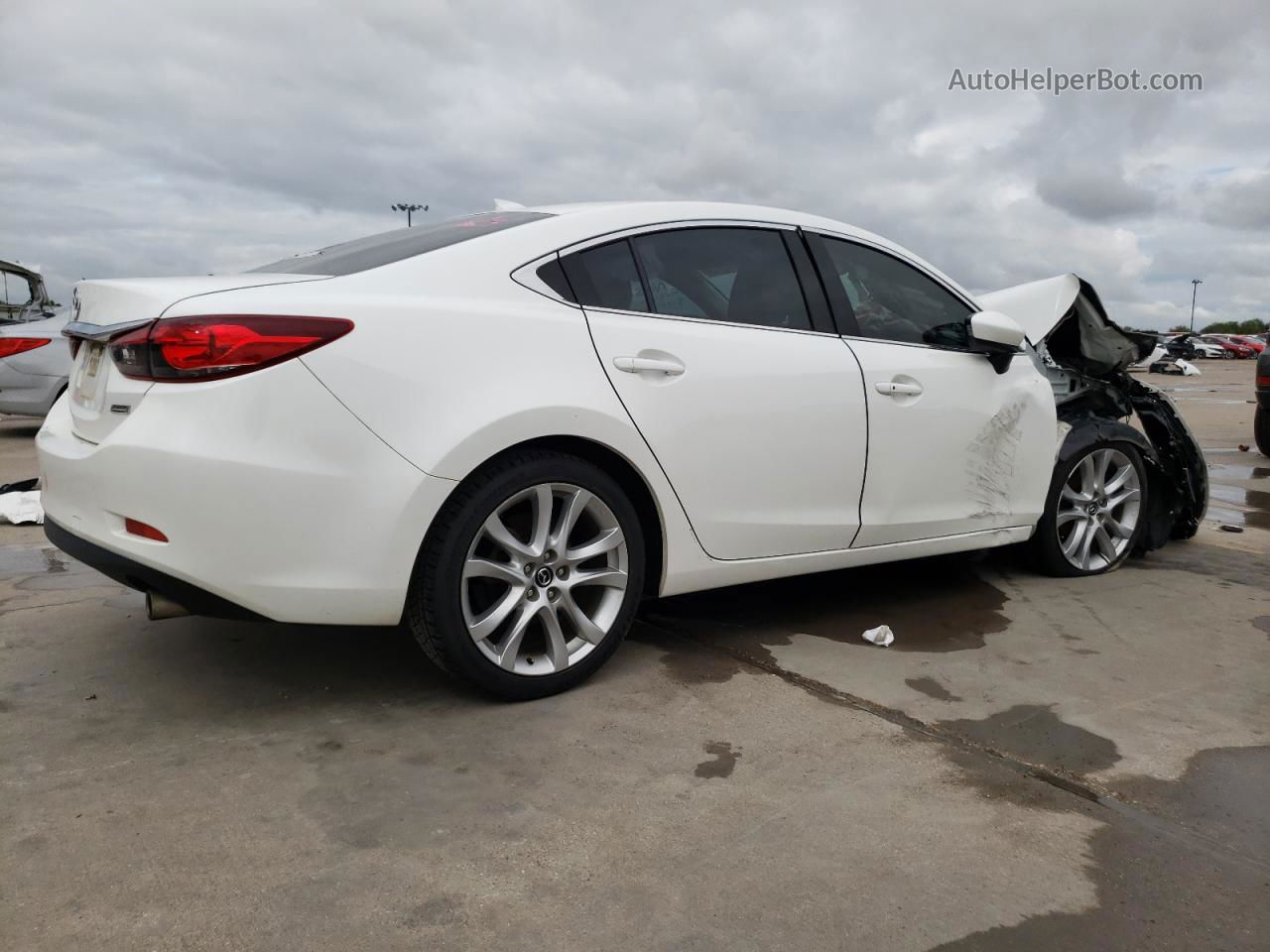 2015 Mazda 6 Touring White vin: JM1GJ1V59F1202196