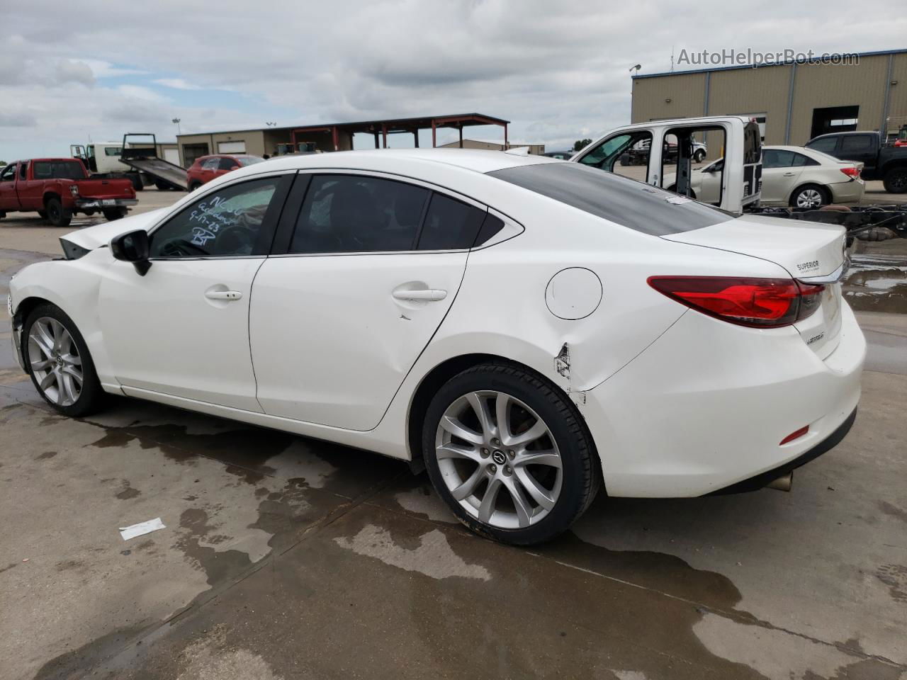 2015 Mazda 6 Touring White vin: JM1GJ1V59F1202196