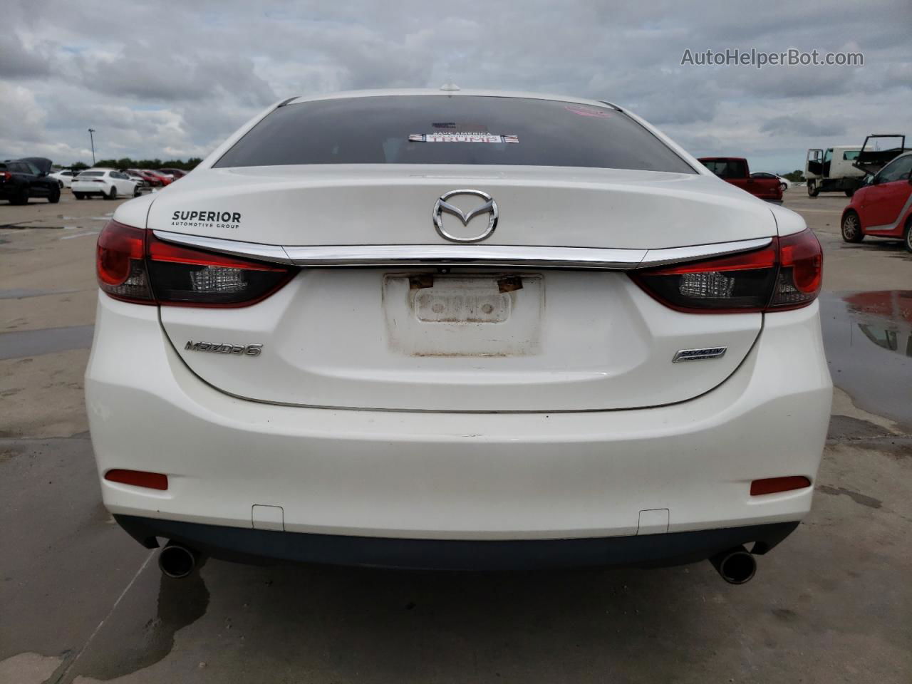 2015 Mazda 6 Touring White vin: JM1GJ1V59F1202196