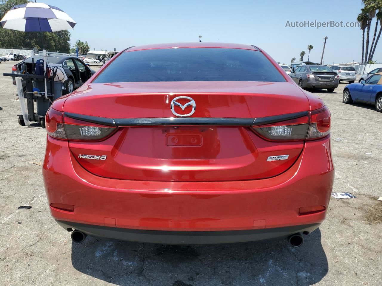 2015 Mazda 6 Touring Red vin: JM1GJ1V59F1211951