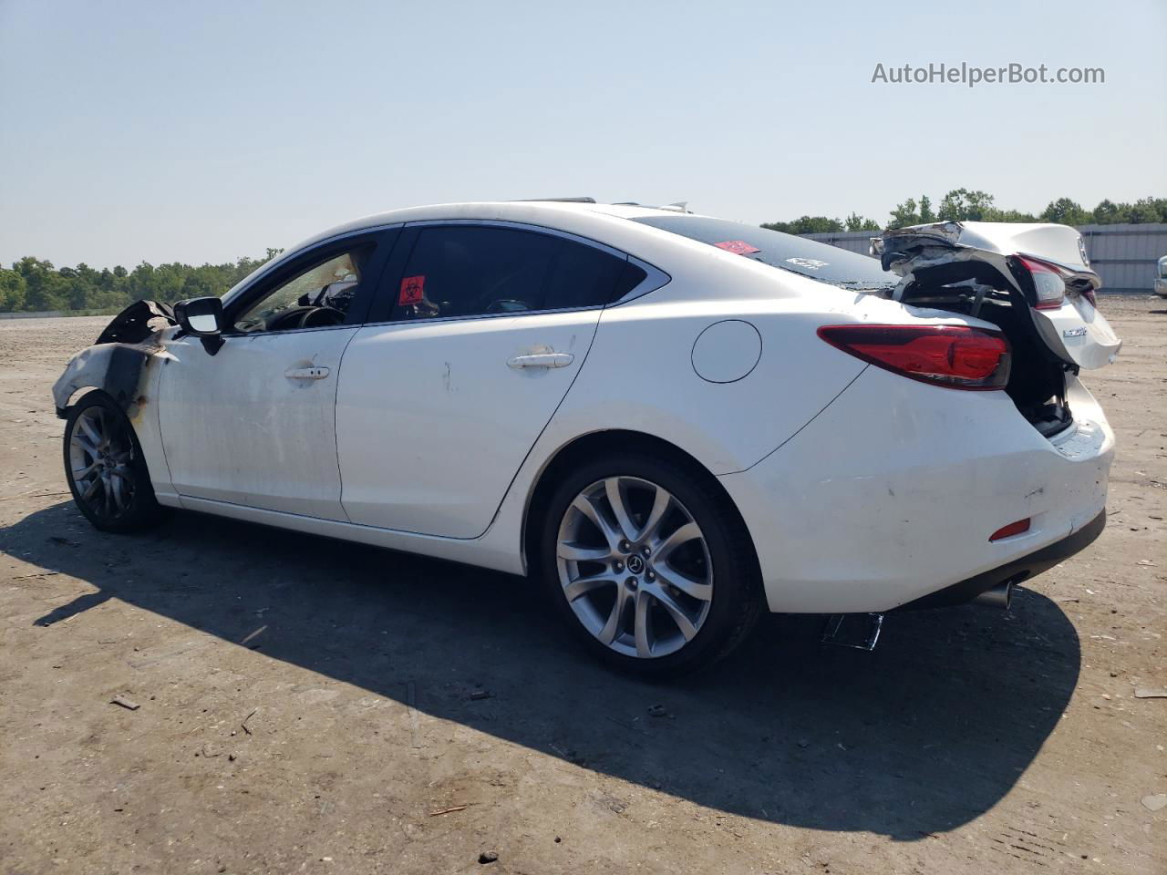 2015 Mazda 6 Touring White vin: JM1GJ1V59F1216521