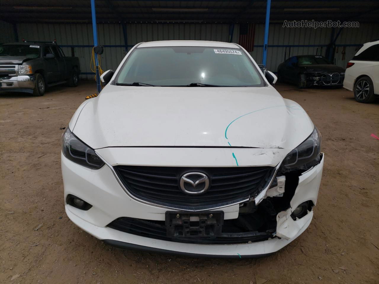 2015 Mazda 6 Touring White vin: JM1GJ1V59F1217457