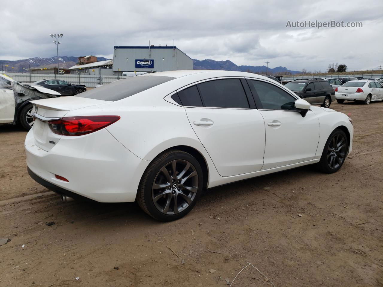 2015 Mazda 6 Touring White vin: JM1GJ1V59F1217457