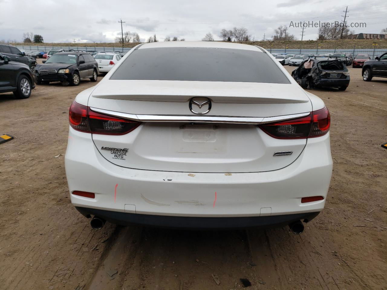 2015 Mazda 6 Touring White vin: JM1GJ1V59F1217457