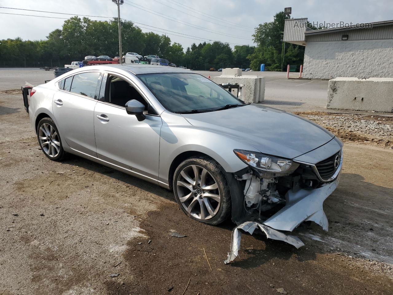 2016 Mazda 6 Touring Silver vin: JM1GJ1V59G1447159