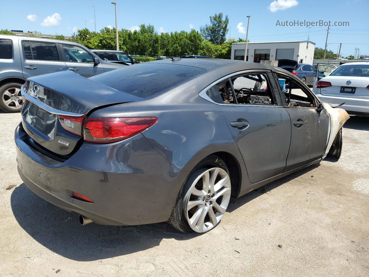 2016 Mazda 6 Touring Gray vin: JM1GJ1V59G1476032