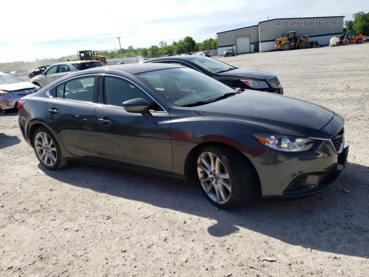 2015 Mazda 6 Touring Charcoal vin: JM1GJ1V5XF1187997