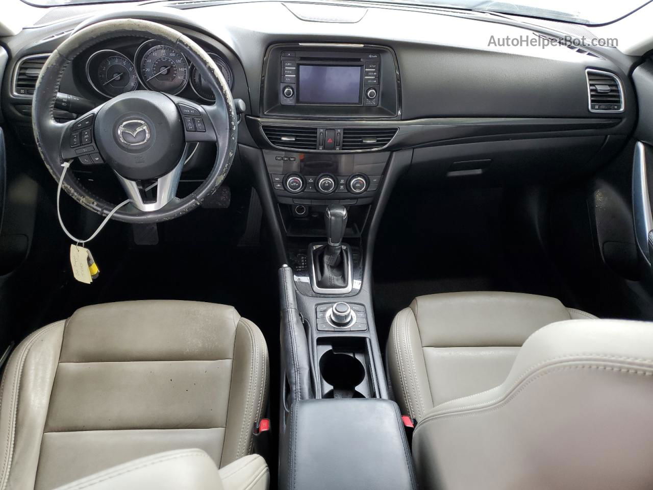 2015 Mazda 6 Touring Black vin: JM1GJ1V5XF1201672