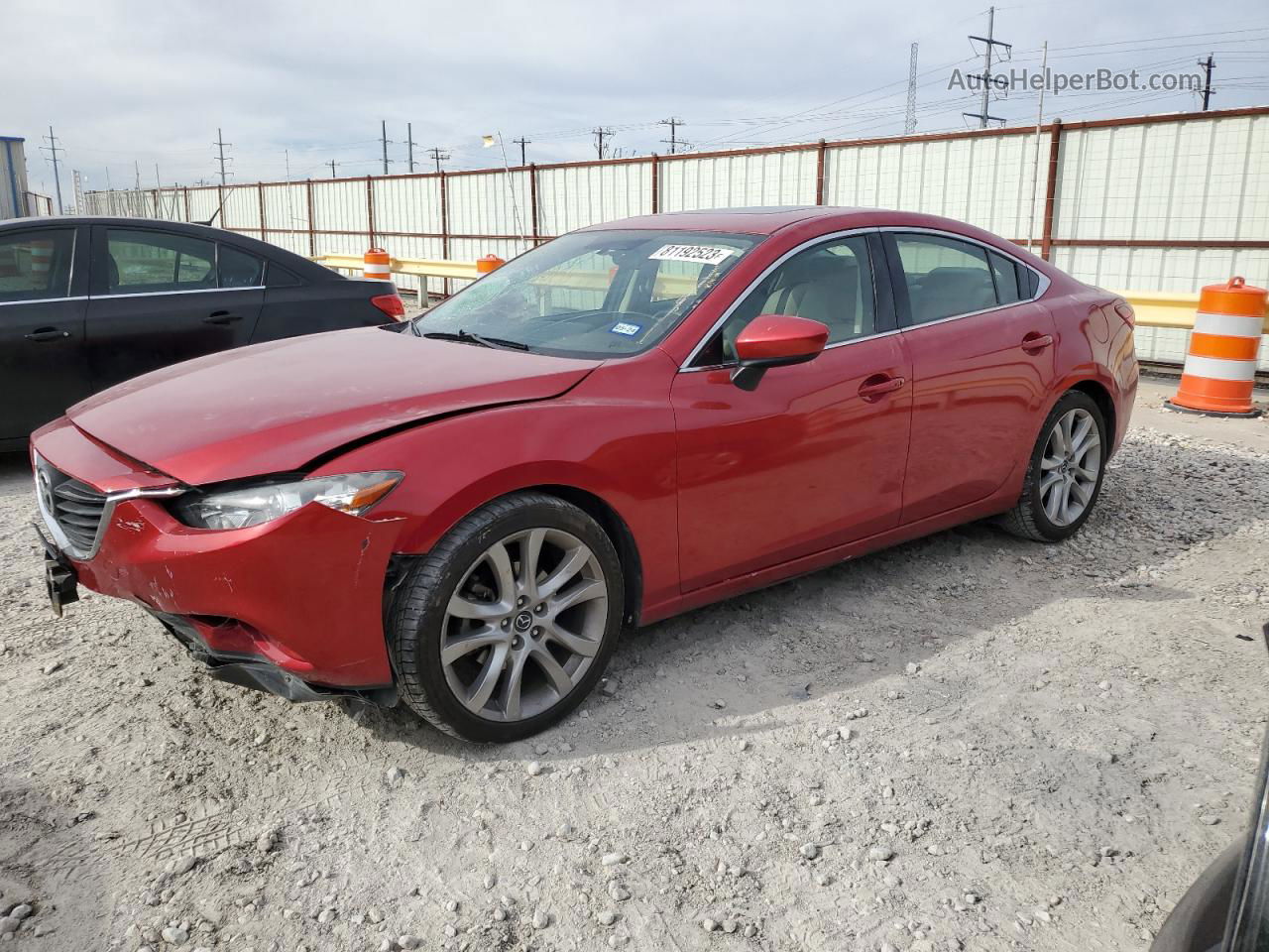 2015 Mazda 6 Touring Red vin: JM1GJ1V5XF1204863