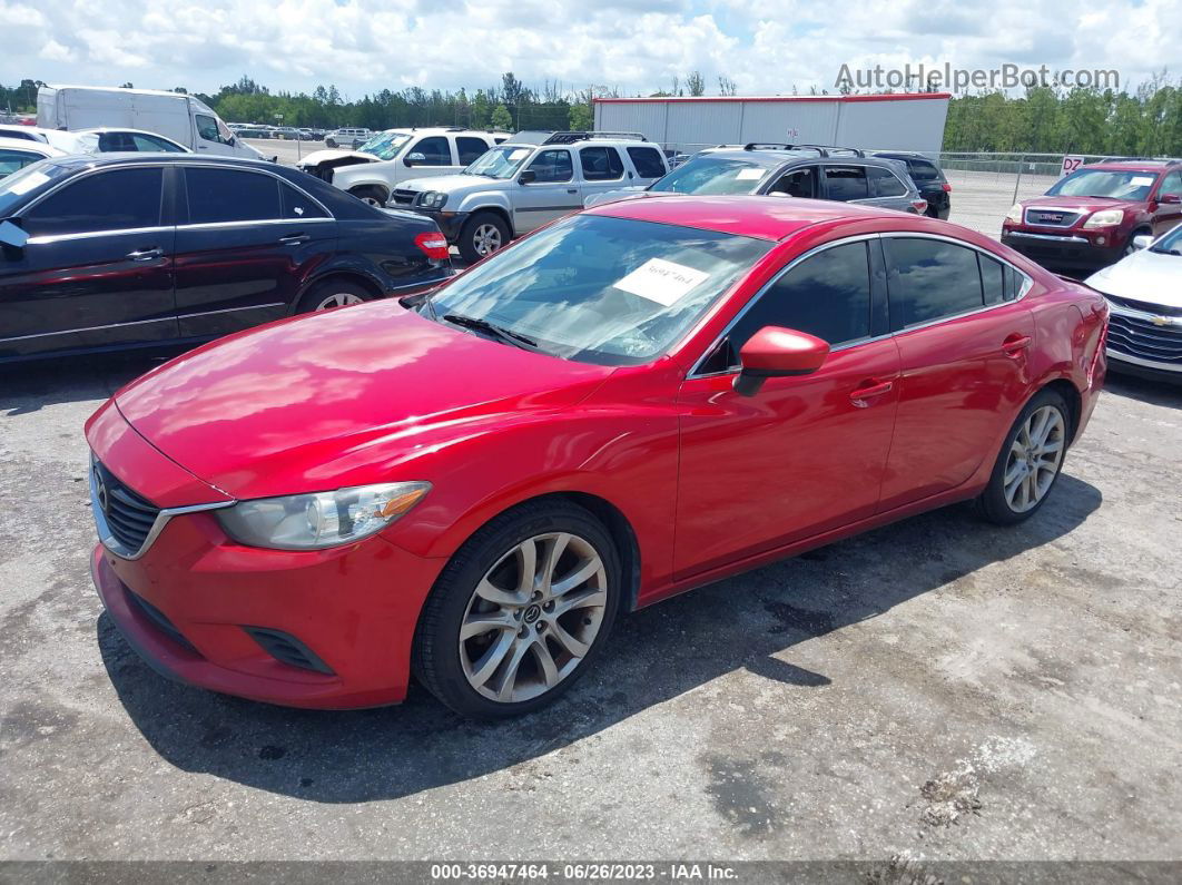 2015 Mazda Mazda6 I Touring Red vin: JM1GJ1V5XF1206709