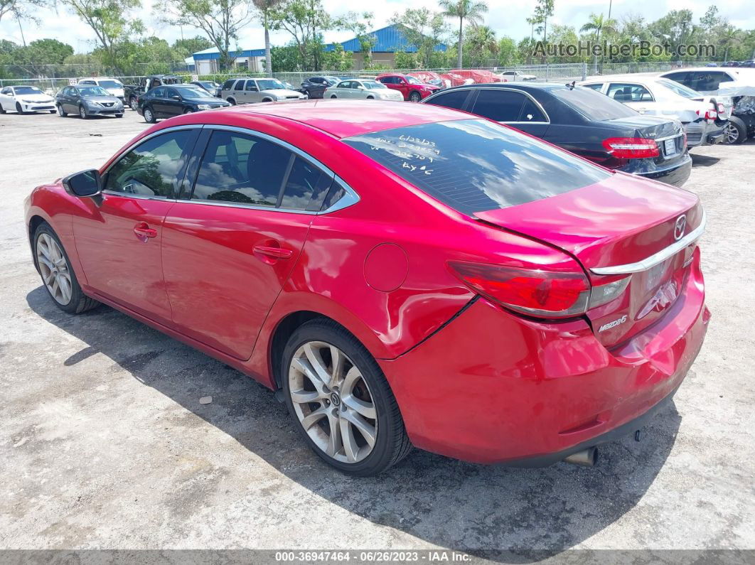 2015 Mazda Mazda6 I Touring Red vin: JM1GJ1V5XF1206709