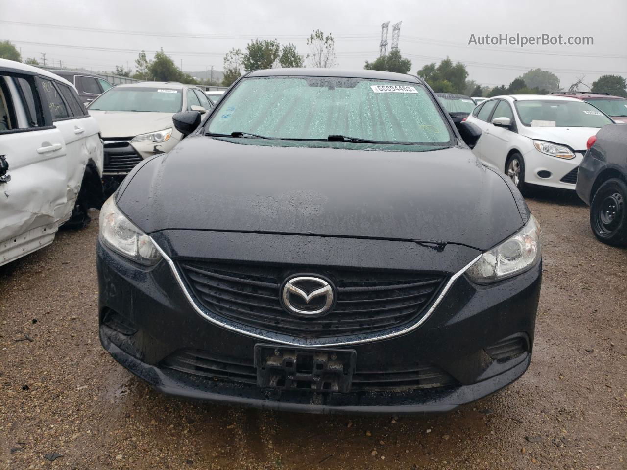 2015 Mazda 6 Touring Black vin: JM1GJ1V5XF1214454