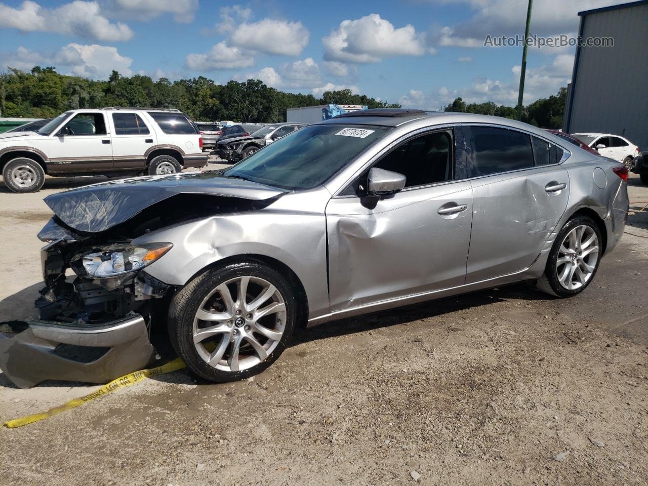 2015 Mazda 6 Touring Silver vin: JM1GJ1V5XF1219220