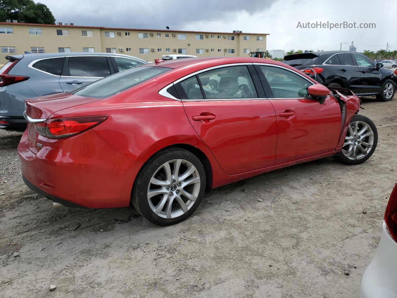 2015 Mazda 6 Touring Red vin: JM1GJ1V5XF1223509