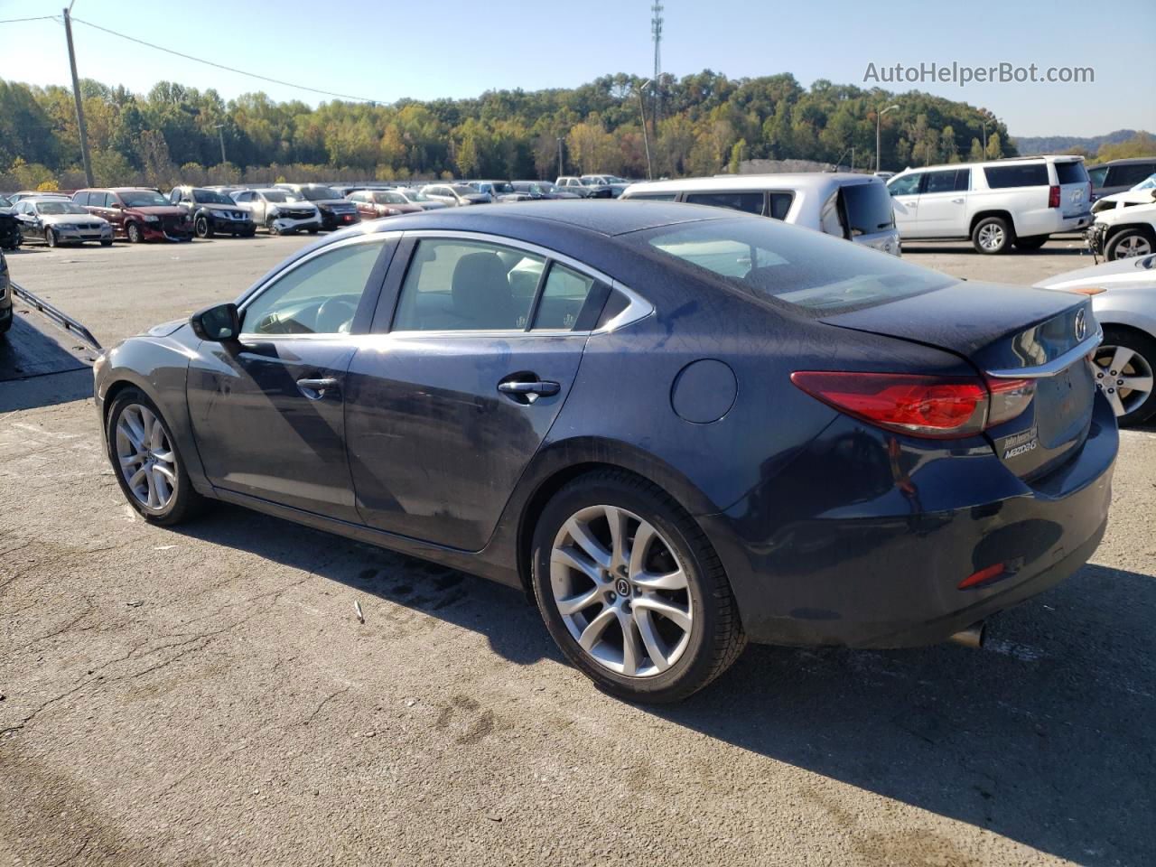 2016 Mazda 6 Touring Blue vin: JM1GJ1V5XG1484463