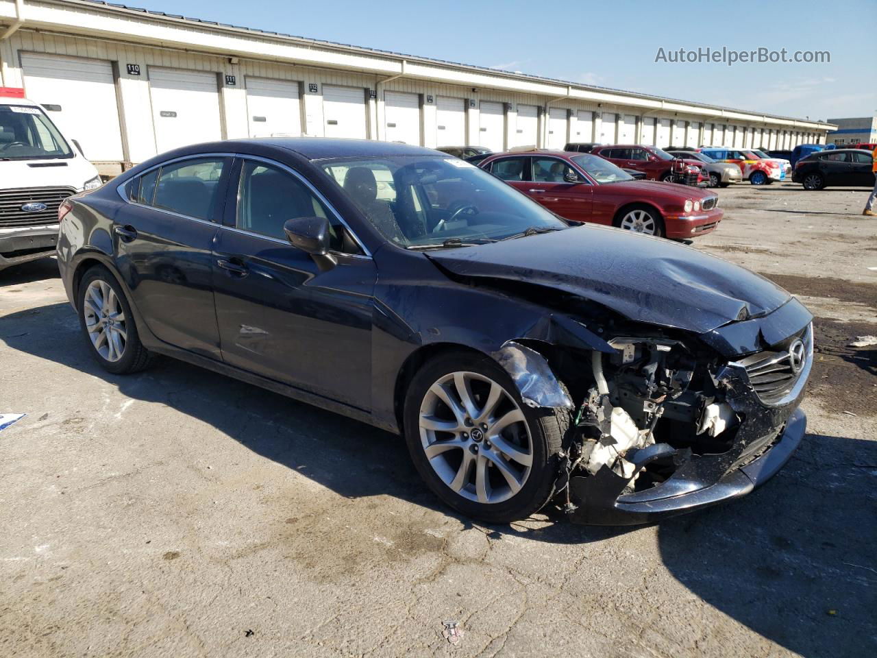 2016 Mazda 6 Touring Blue vin: JM1GJ1V5XG1484463