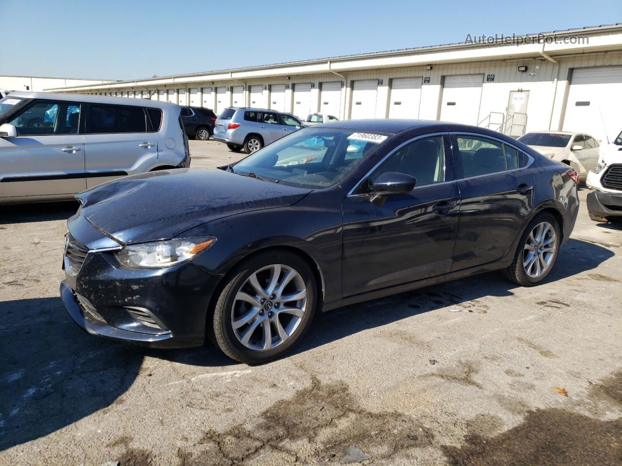 2016 Mazda 6 Touring Blue vin: JM1GJ1V5XG1484463