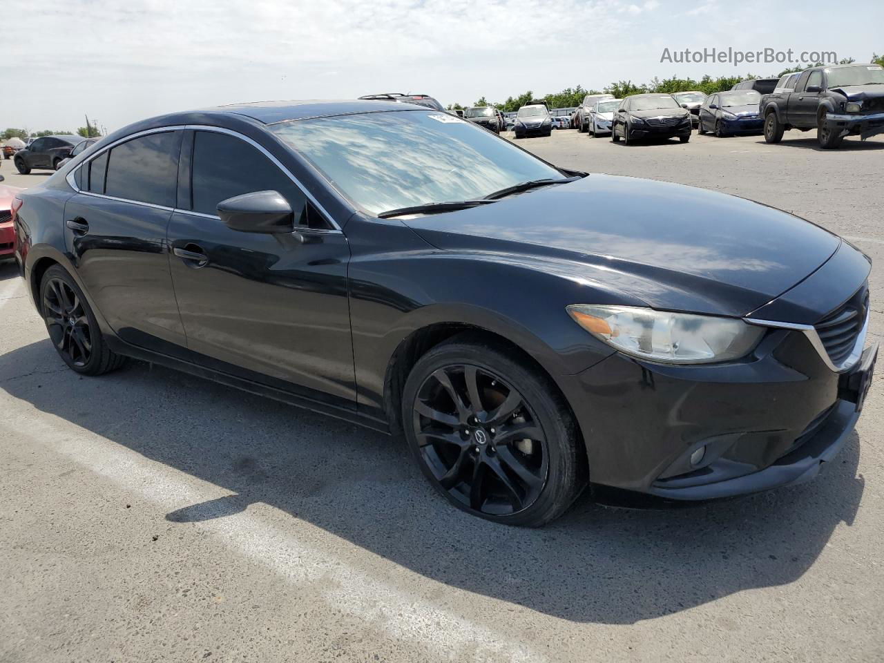 2015 Mazda 6 Touring Black vin: JM1GJ1V60F1168674