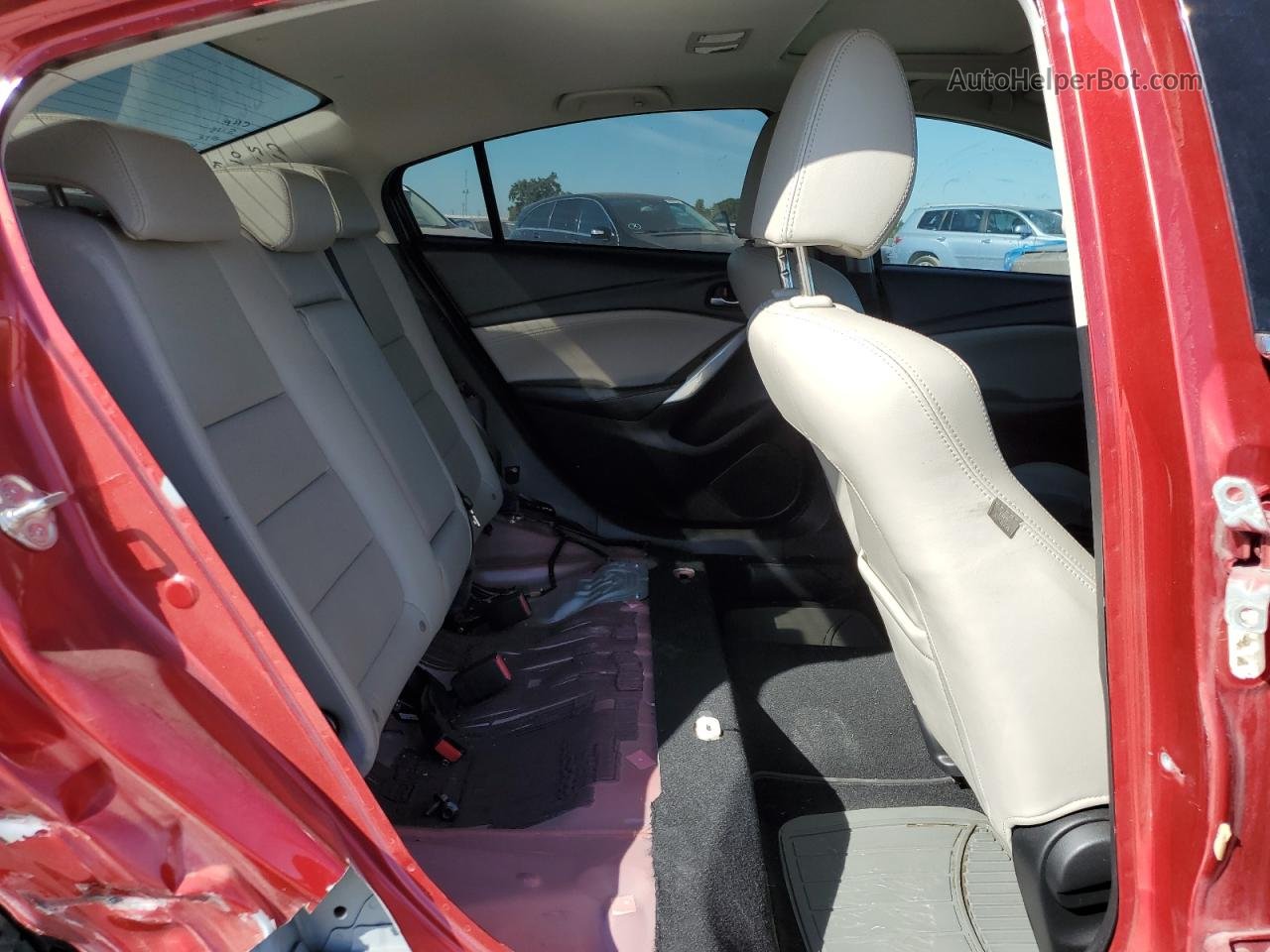2015 Mazda 6 Touring Red vin: JM1GJ1V61F1168411