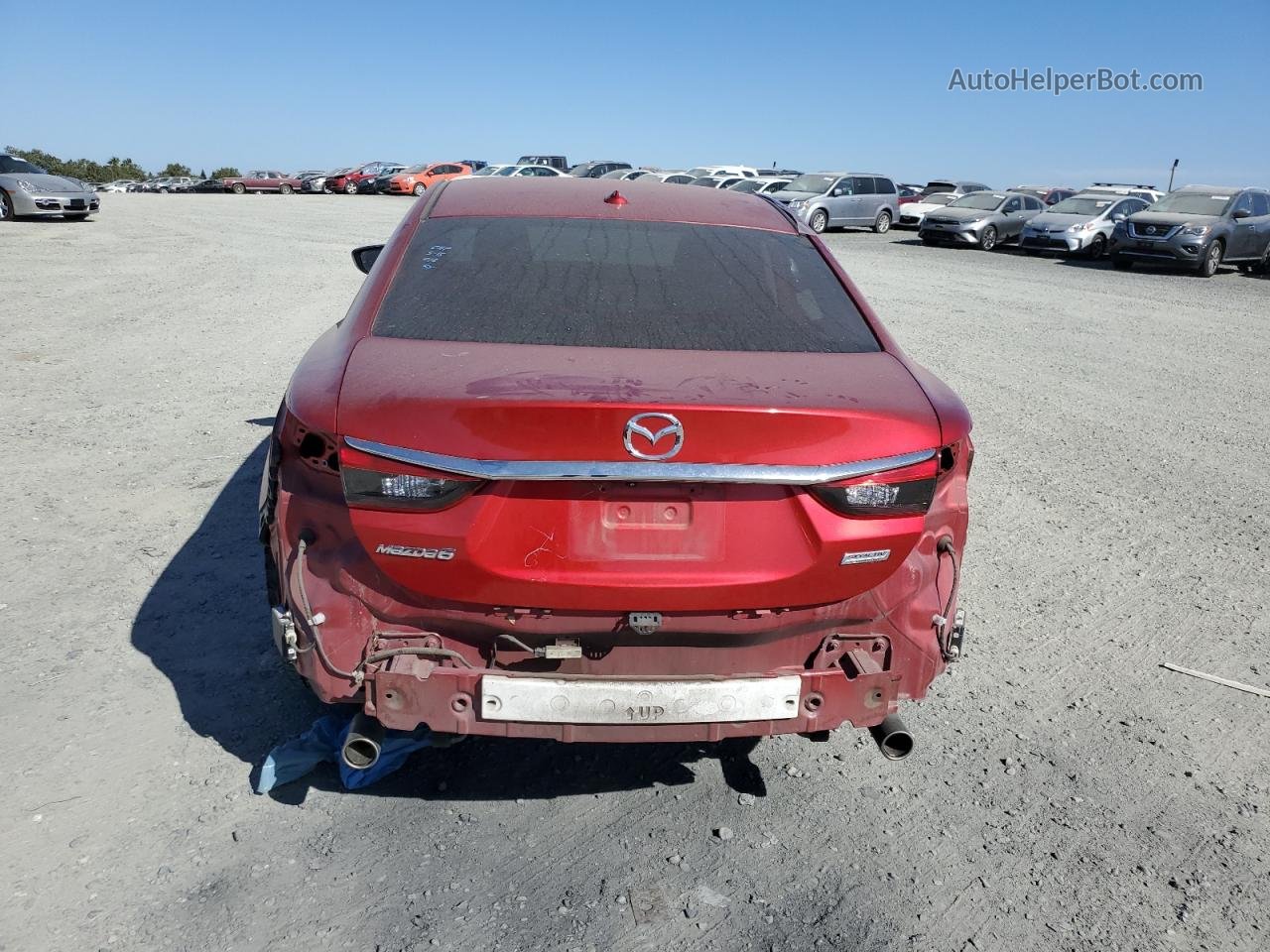 2015 Mazda 6 Touring Red vin: JM1GJ1V61F1168411