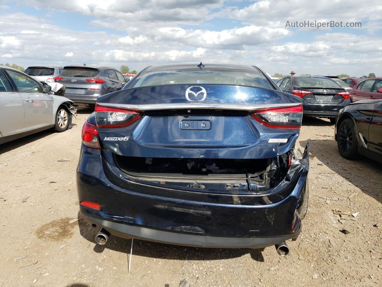 2015 Mazda 6 Touring Blue vin: JM1GJ1V62F1167719