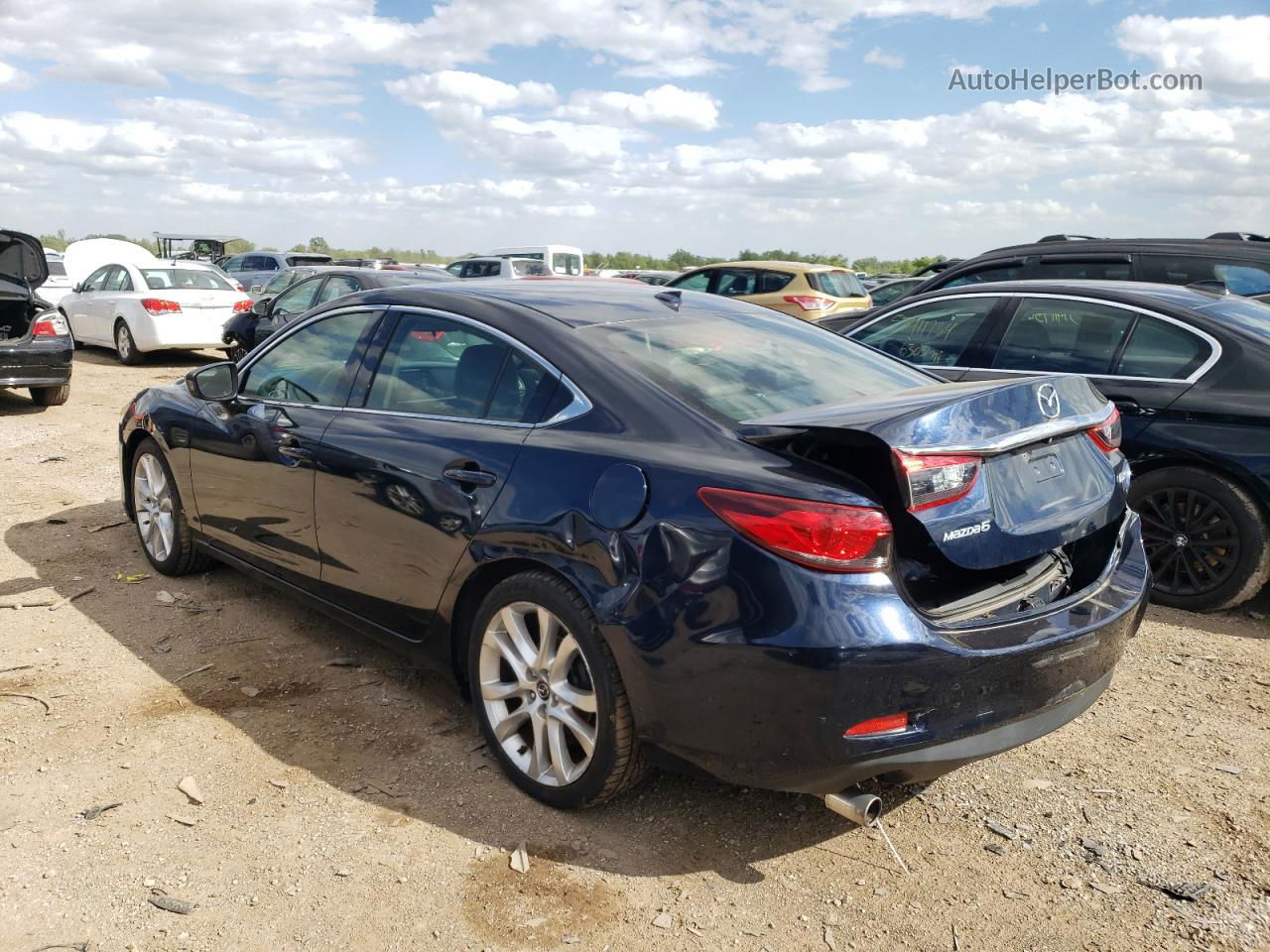 2015 Mazda 6 Touring Blue vin: JM1GJ1V62F1167719