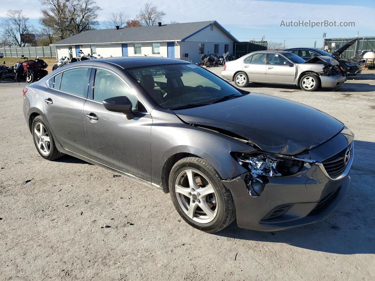 2015 Mazda 6 Touring Gray vin: JM1GJ1V64F1172758