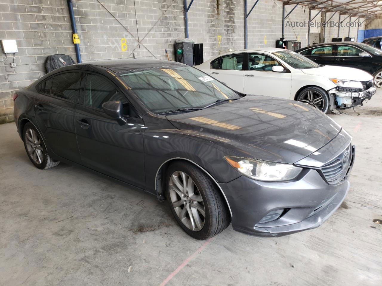 2015 Mazda 6 Touring Gray vin: JM1GJ1V64F1173537