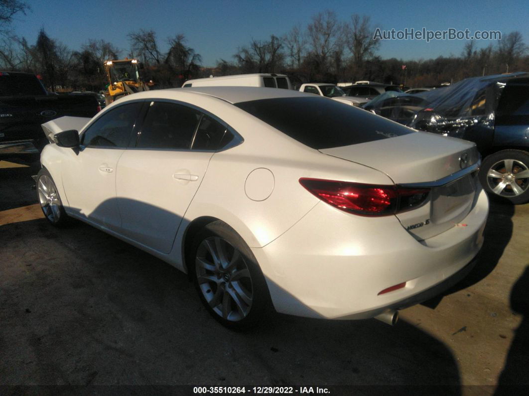 2015 Mazda Mazda6 I Touring White vin: JM1GJ1V65F1166564