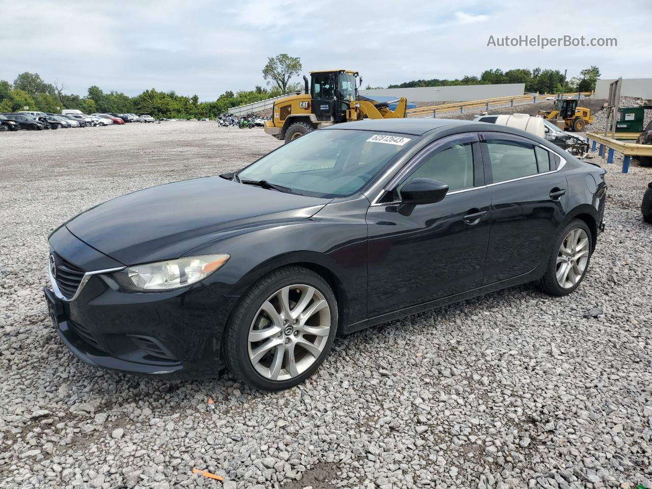 2015 Mazda 6 Touring Black vin: JM1GJ1V66F1165066