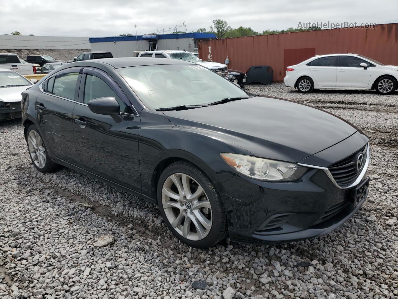 2015 Mazda 6 Touring Black vin: JM1GJ1V66F1165066