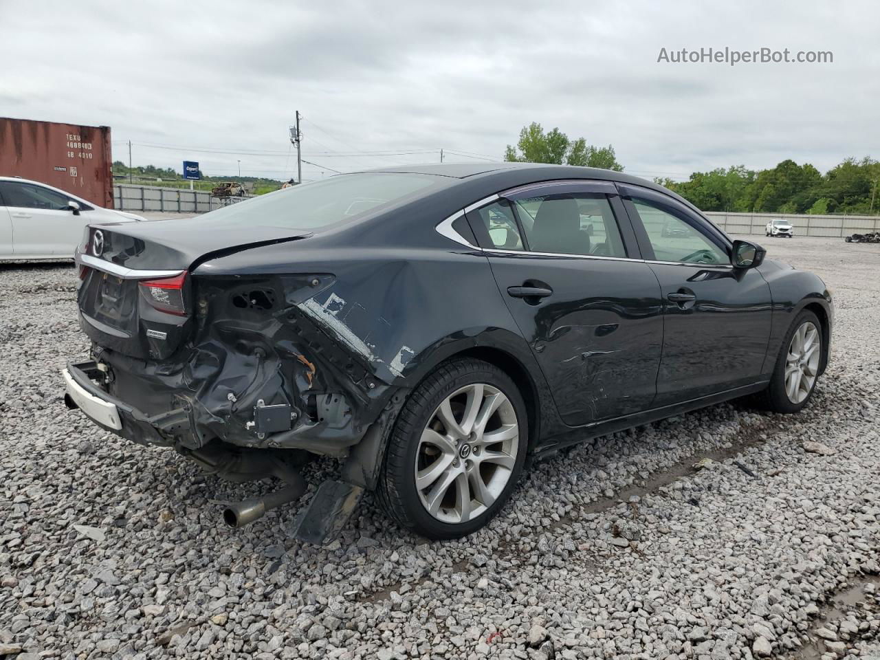 2015 Mazda 6 Touring Black vin: JM1GJ1V66F1165066