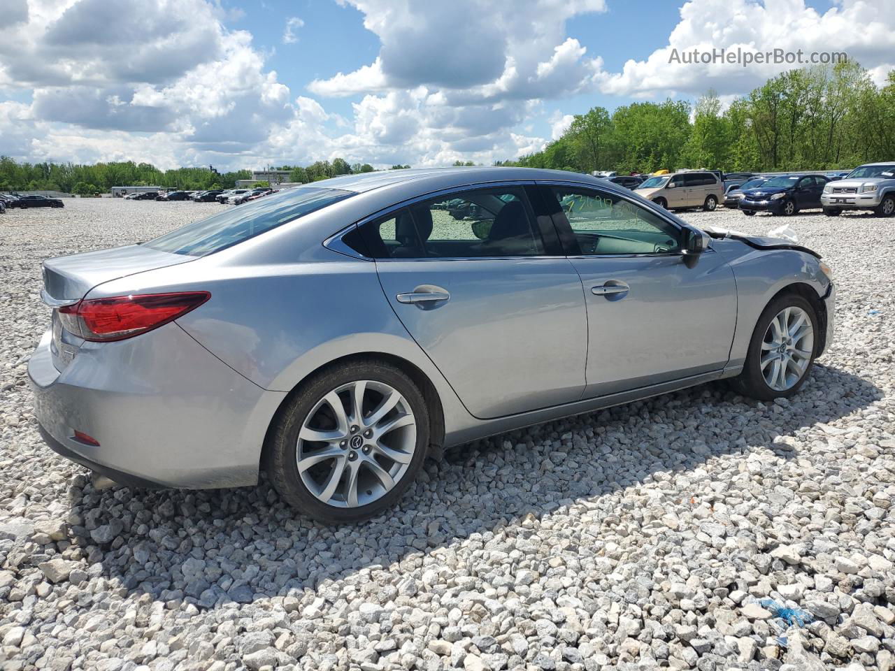 2015 Mazda 6 Touring Silver vin: JM1GJ1V66F1165780