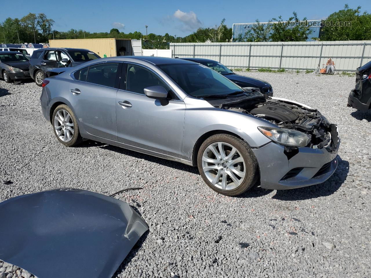 2015 Mazda 6 Touring Silver vin: JM1GJ1V66F1165780