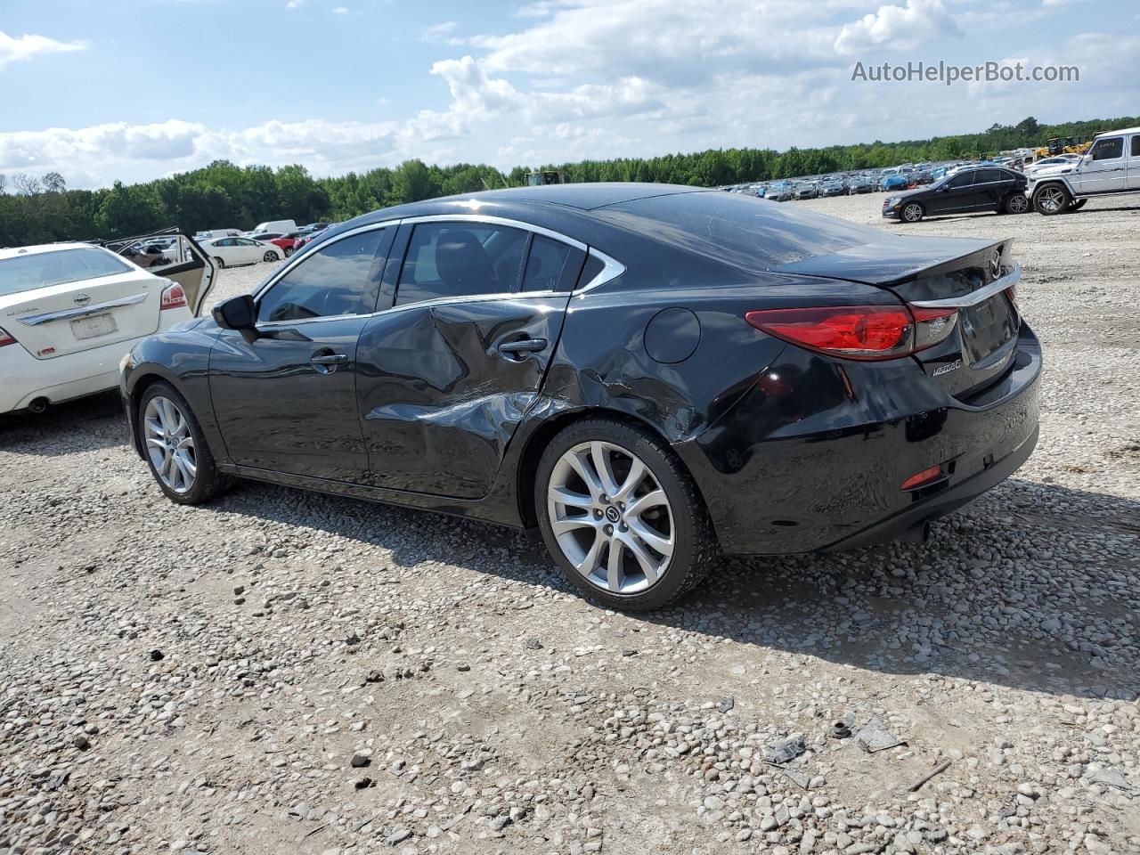 2015 Mazda 6 Touring Black vin: JM1GJ1V67F1170096