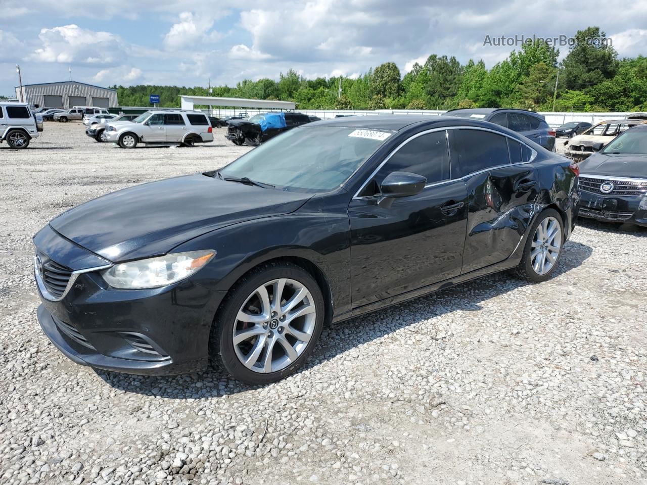 2015 Mazda 6 Touring Black vin: JM1GJ1V67F1170096