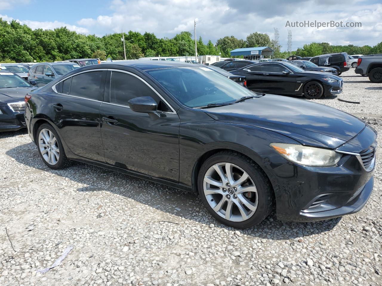 2015 Mazda 6 Touring Black vin: JM1GJ1V67F1170096