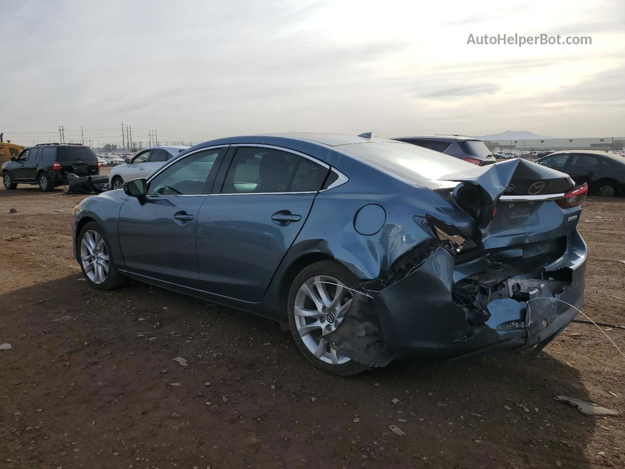 2015 Mazda 6 Touring Blue vin: JM1GJ1V67F1175055