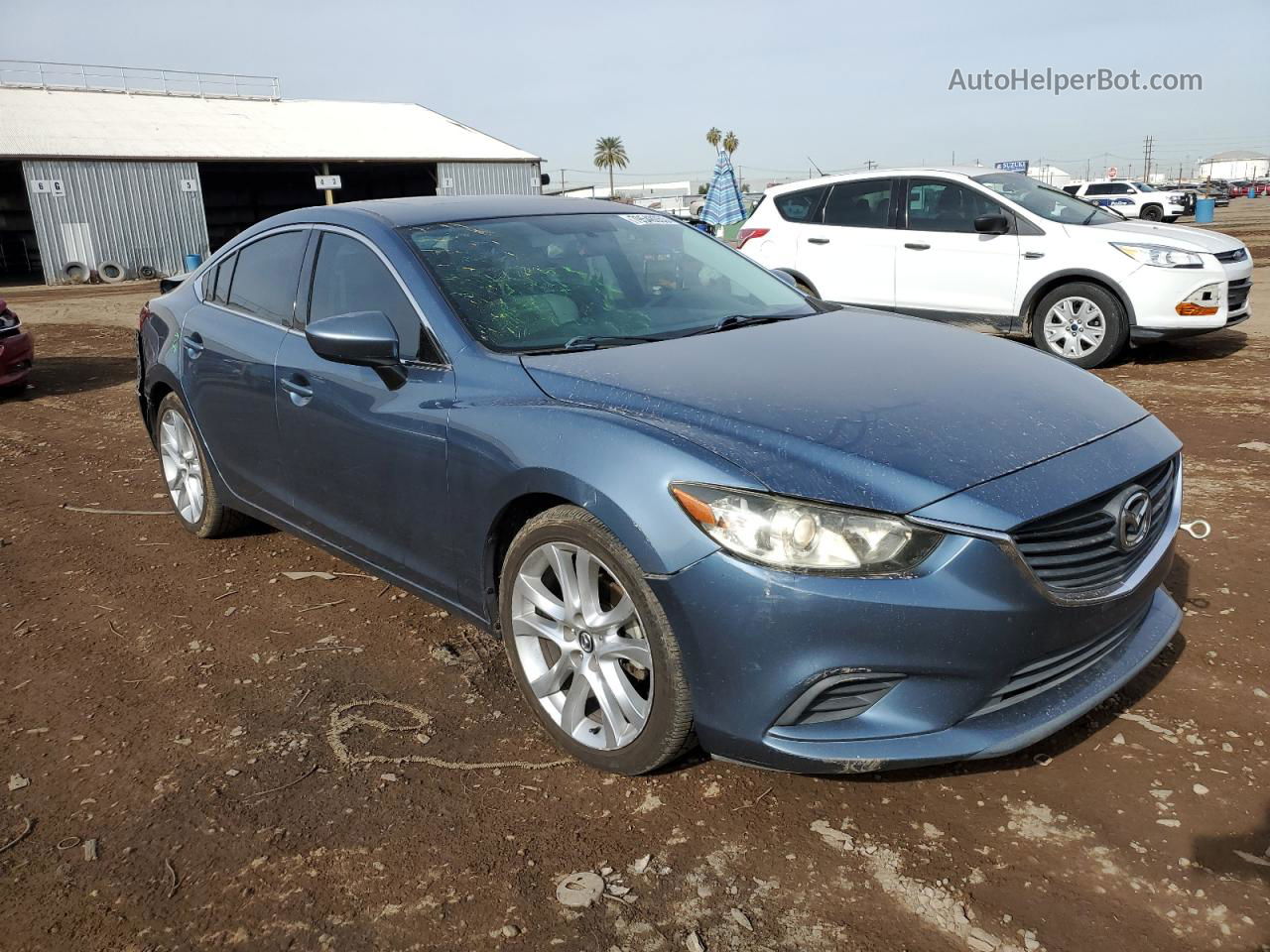 2015 Mazda 6 Touring Blue vin: JM1GJ1V67F1175055