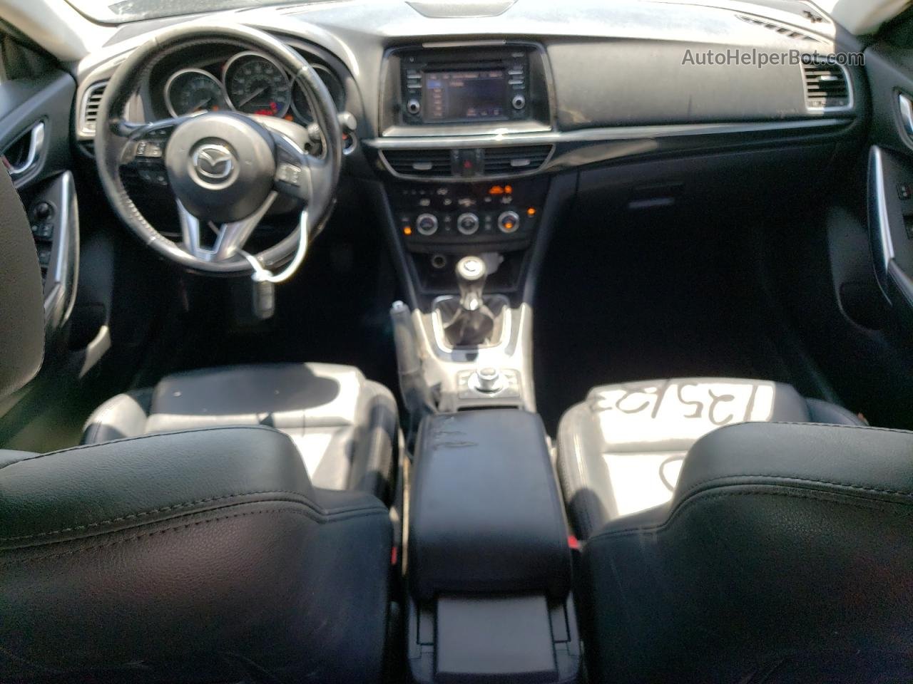 2015 Mazda 6 Touring Синий vin: JM1GJ1V69F1166163
