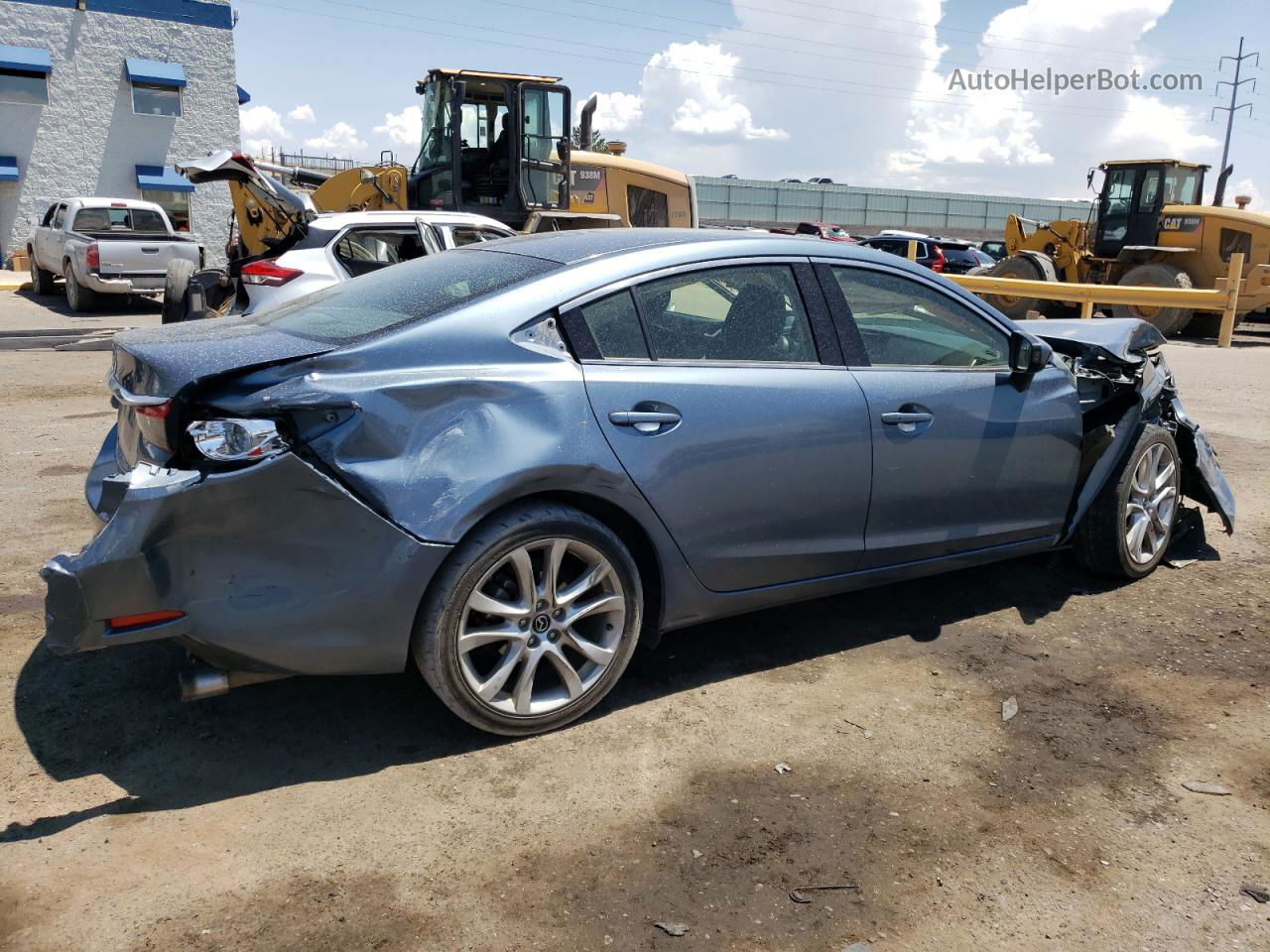 2015 Mazda 6 Touring Blue vin: JM1GJ1V69F1166163