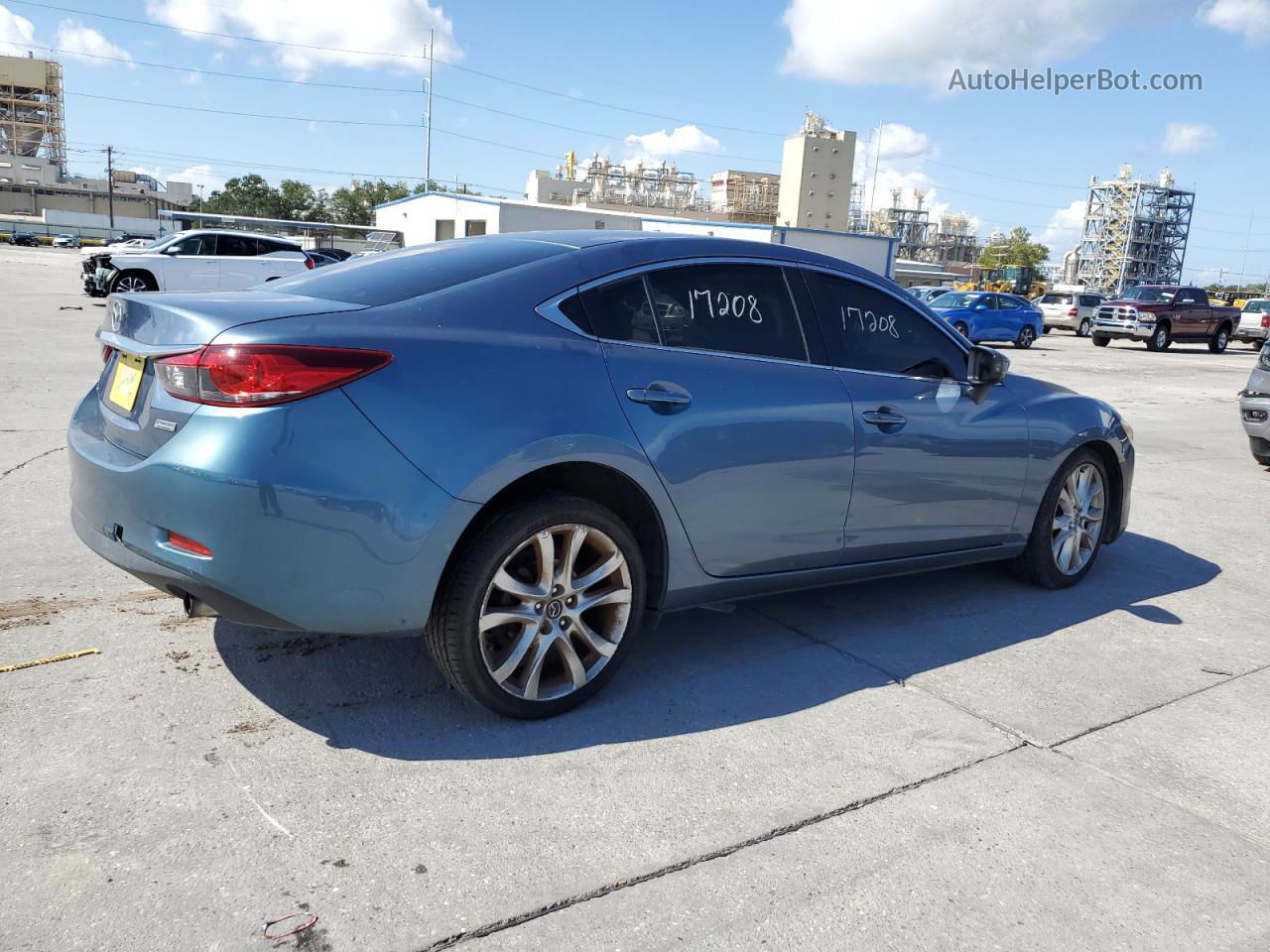 2015 Mazda 6 Touring Синий vin: JM1GJ1V69F1170729