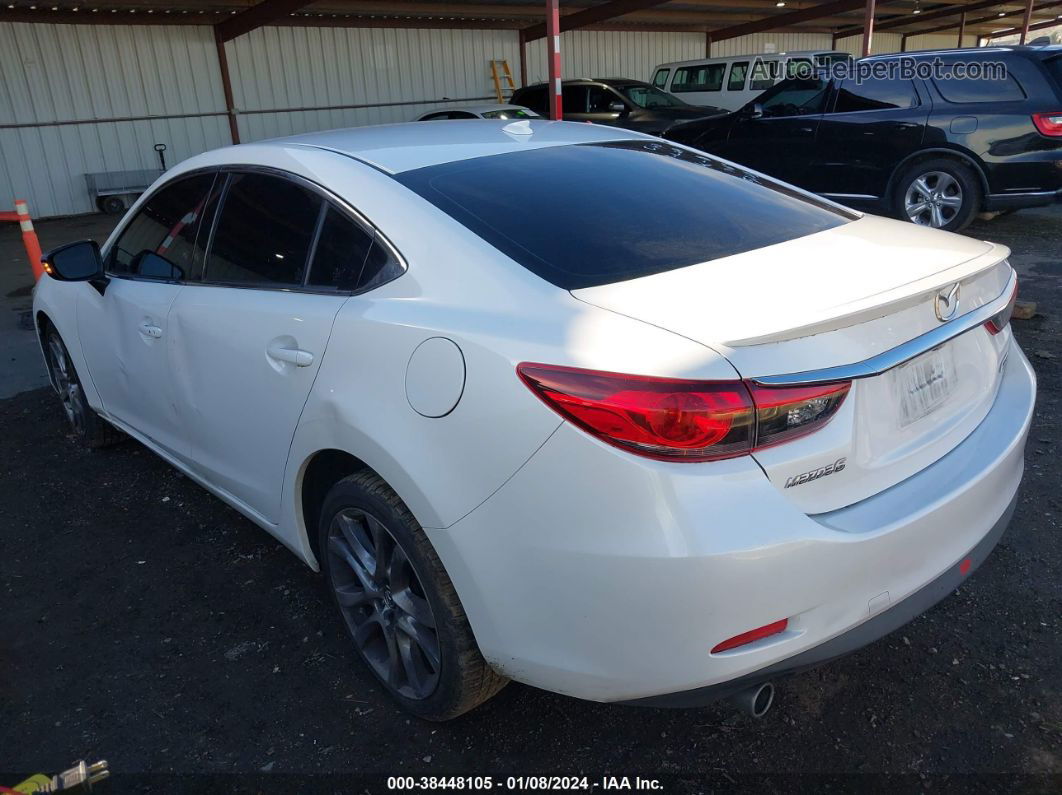 2015 Mazda Mazda6 I Grand Touring White vin: JM1GJ1W50F1195203