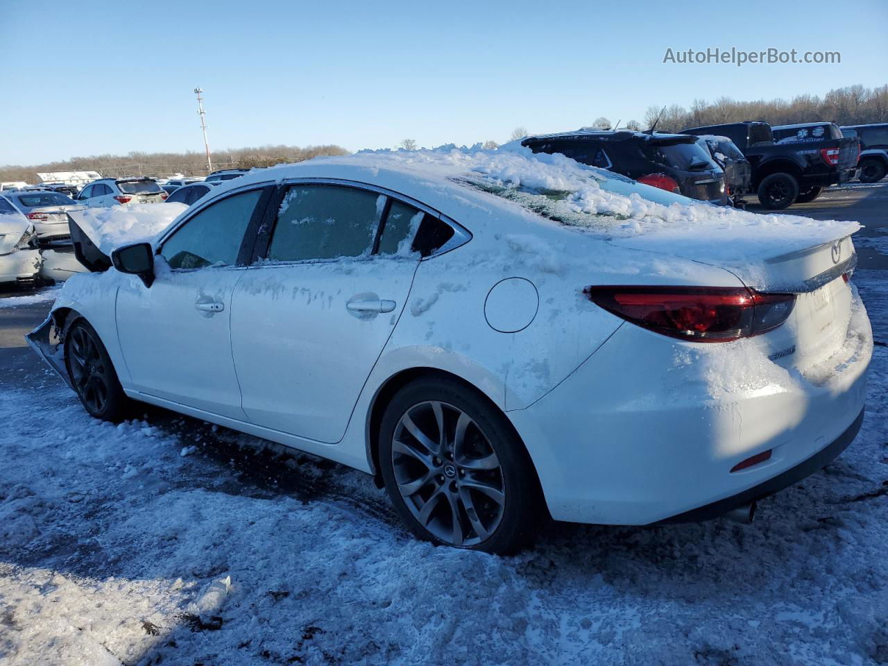 2016 Mazda 6 Grand Touring Белый vin: JM1GJ1W50G1418843