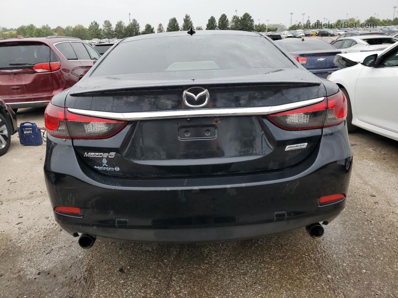 2015 Mazda 6 Grand Touring Black vin: JM1GJ1W51F1218147