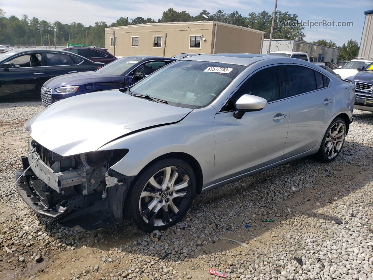 2016 Mazda 6 Grand Touring Silver vin: JM1GJ1W51G1444383