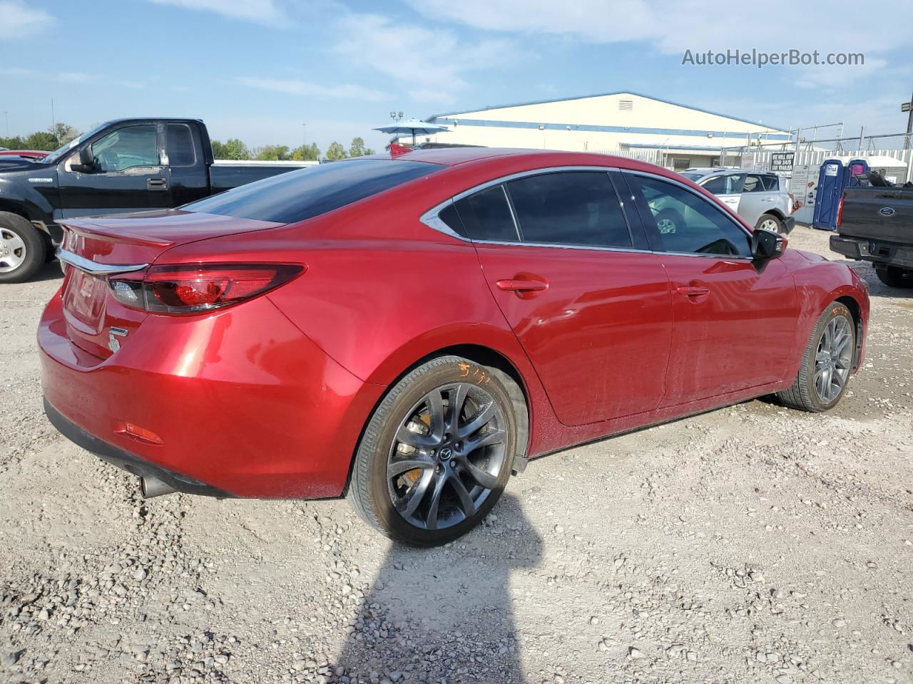 2016 Mazda 6 Grand Touring Red vin: JM1GJ1W51G1454914